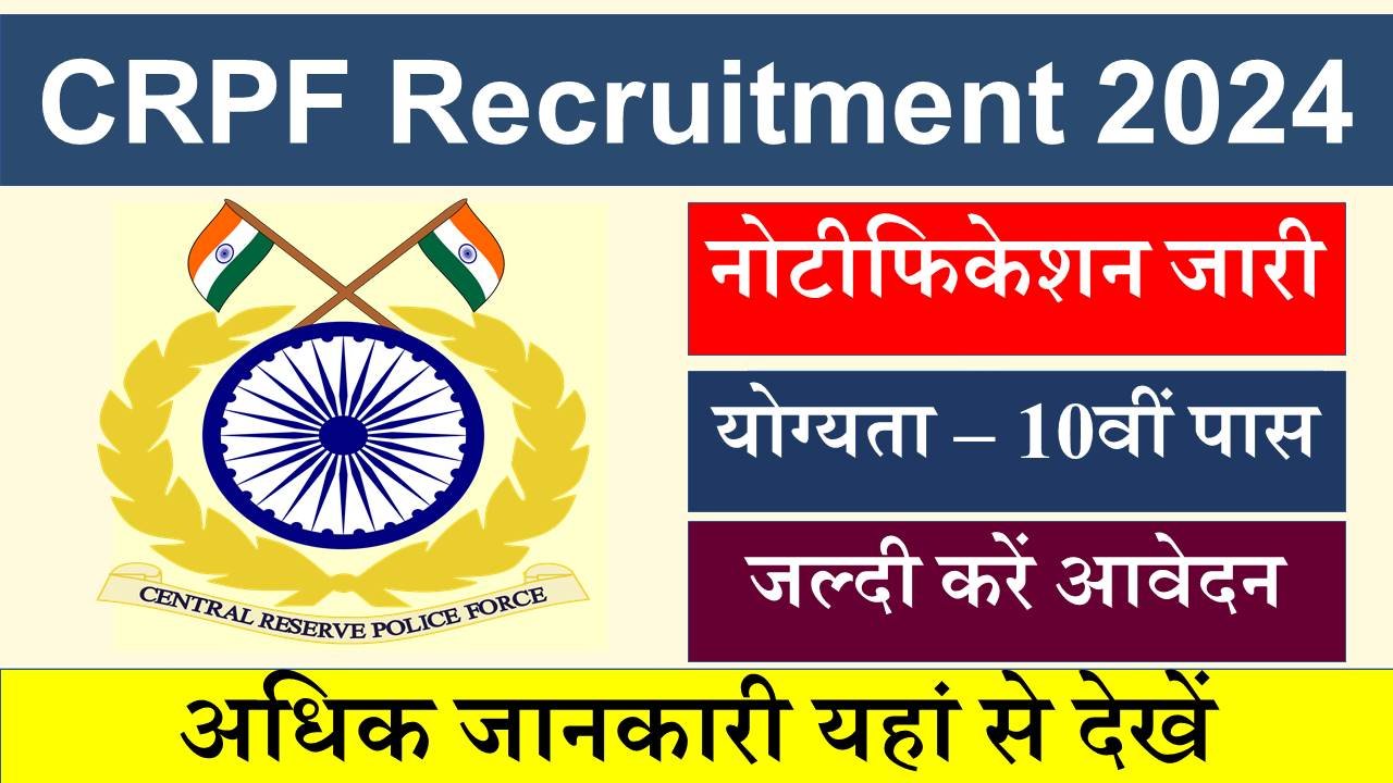 CRPF Recruitment 2024